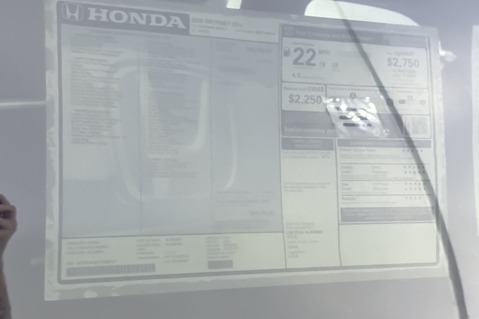 New 2026 Honda Odyssey EX-L image 33