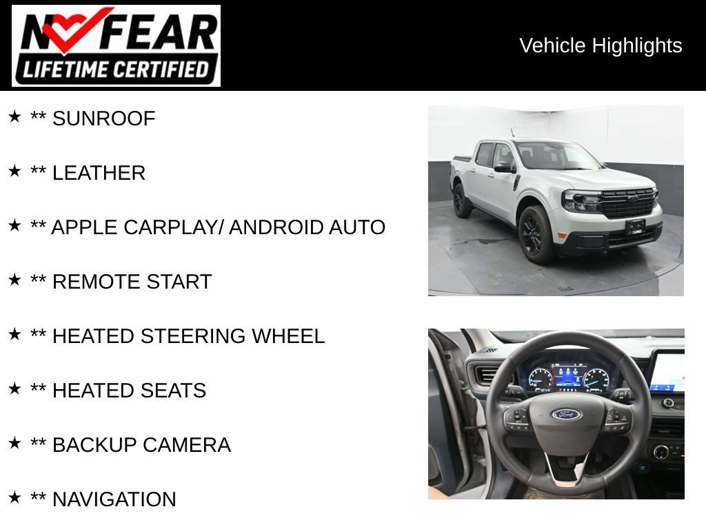 Used 2023 Ford Maverick Lariat w/ Lariat Luxury Package AWD/4WD image 2