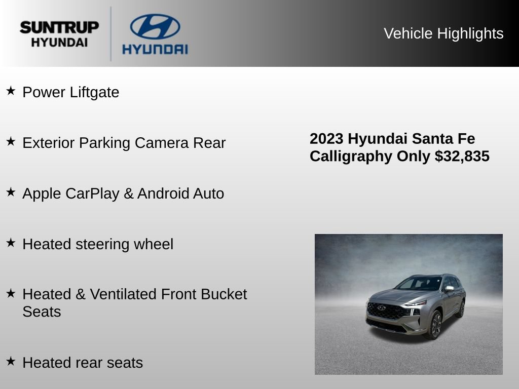 Used 2023 Hyundai Santa Fe Calligraphy AWD/4WD image 16