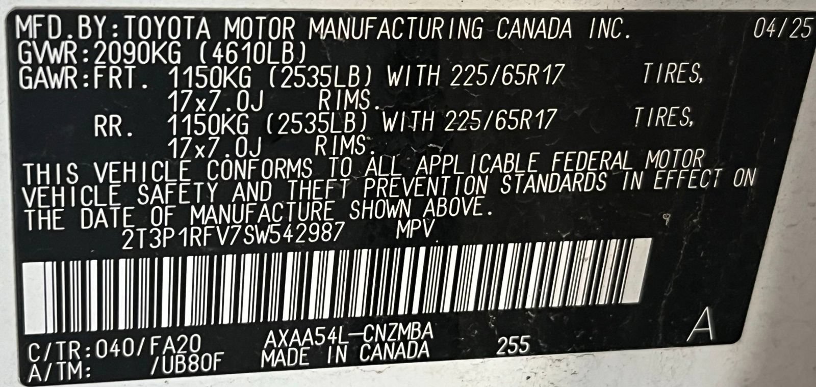 Used 2025 Toyota RAV4 XLE AWD/4WD image 18