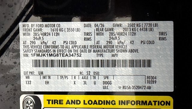 New 2026 Ford Expedition Max Platinum AWD/4WD image 15
