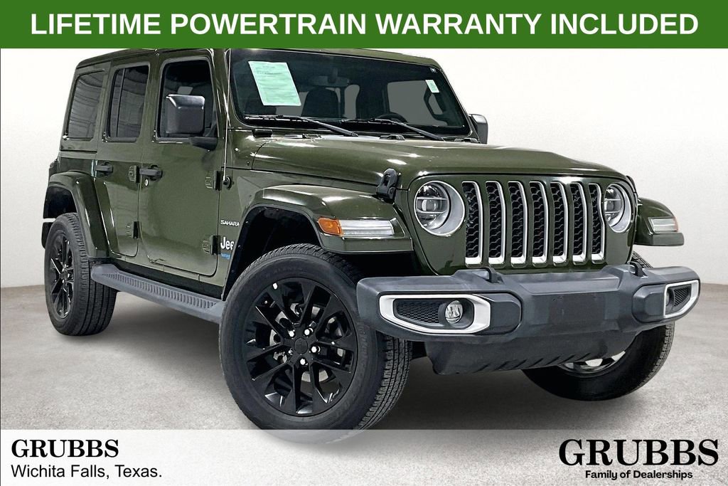 Used 2021 Jeep Wrangler Unlimited Sahara w/ Safety Group image 1