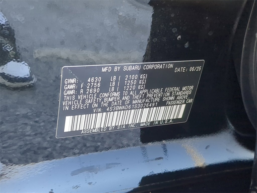 Certified 2025 Subaru Legacy Premium w/ Popular Package #1A image 31