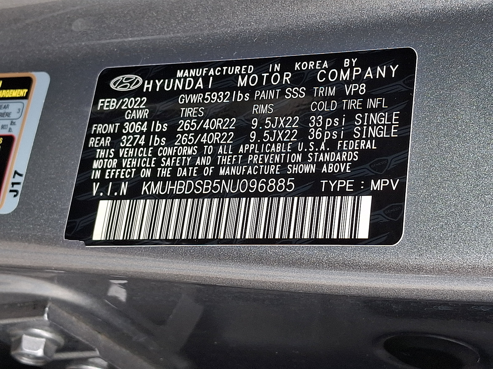 Used 2022 Genesis GV80 2.5T w/ Prestige Package 04 AWD/4WD image 29