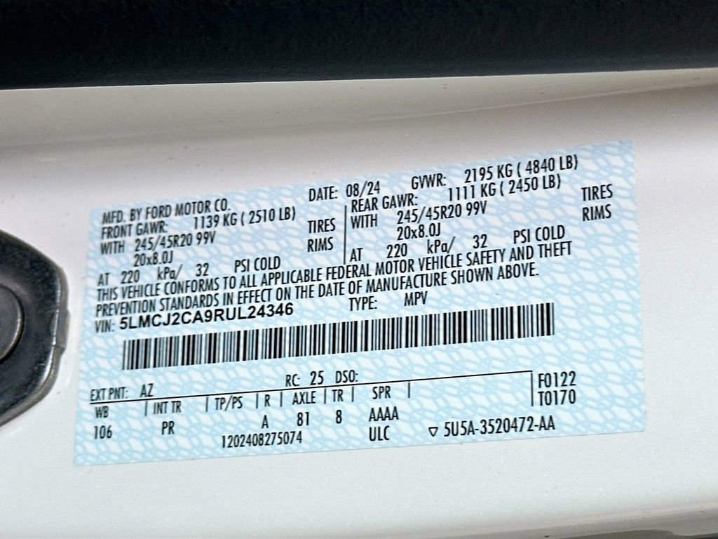 Used 2024 Lincoln Corsair Reserve w/ Equipment Group 201A image 35