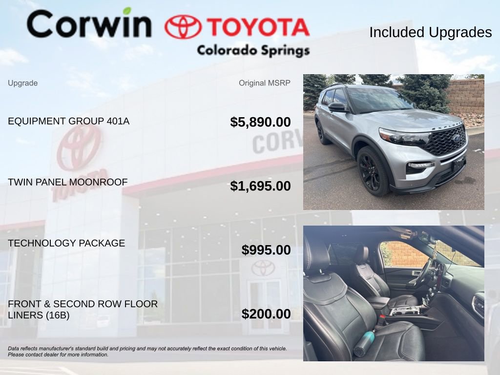 Used 2023 Ford Explorer ST w/ Equipment Group 401A image 8