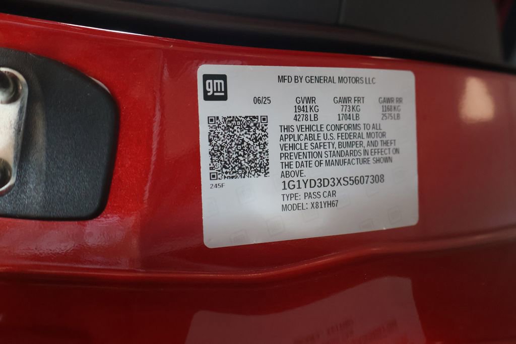 Used 2025 Chevrolet Corvette Z06 w/ Battery Protection Package image 40