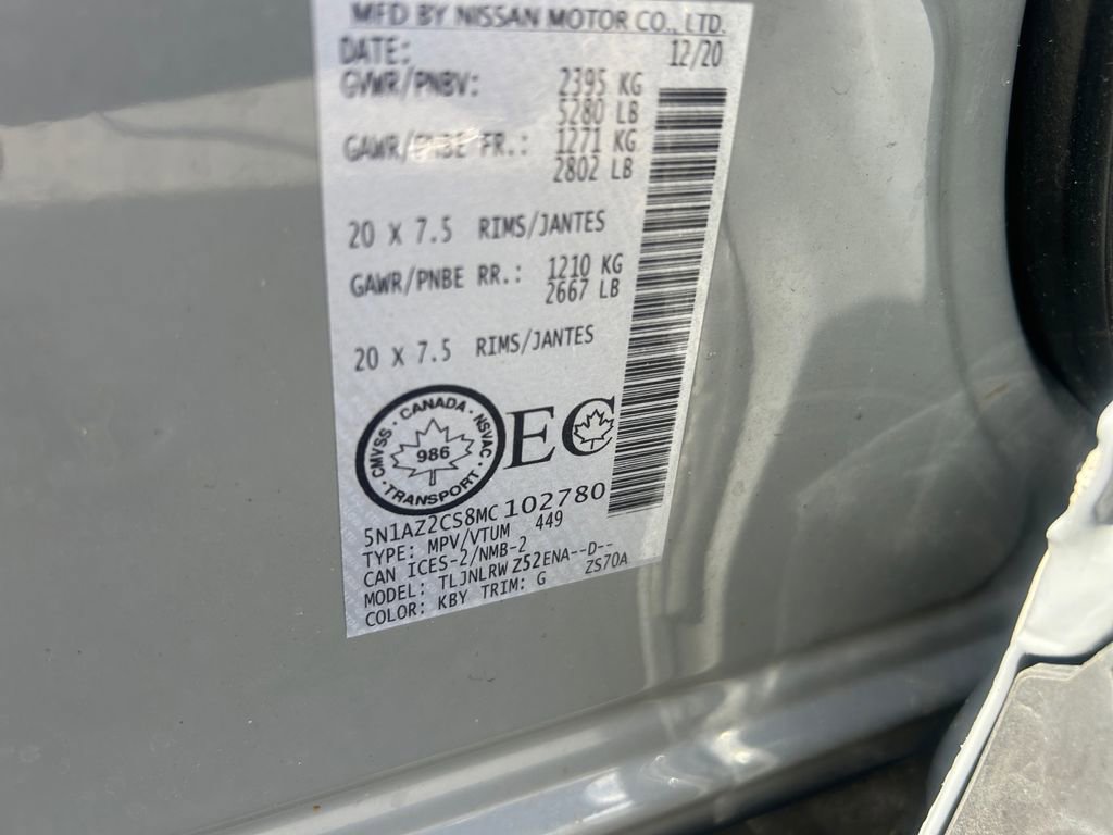 Used 2021 Nissan Murano SL AWD/4WD image 34