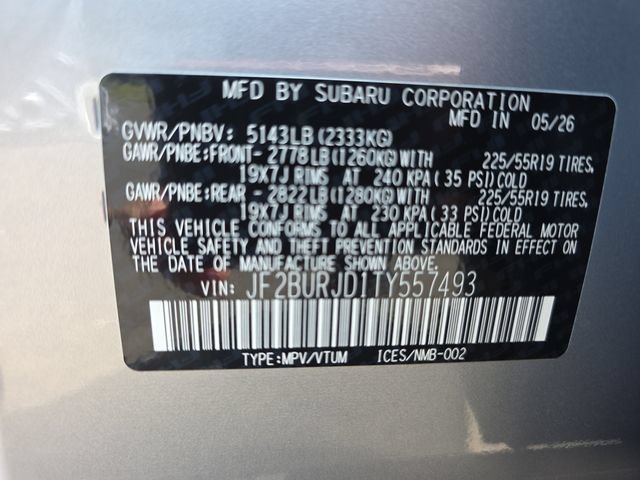 New 2026 Subaru Outback Touring XT AWD/4WD image 25