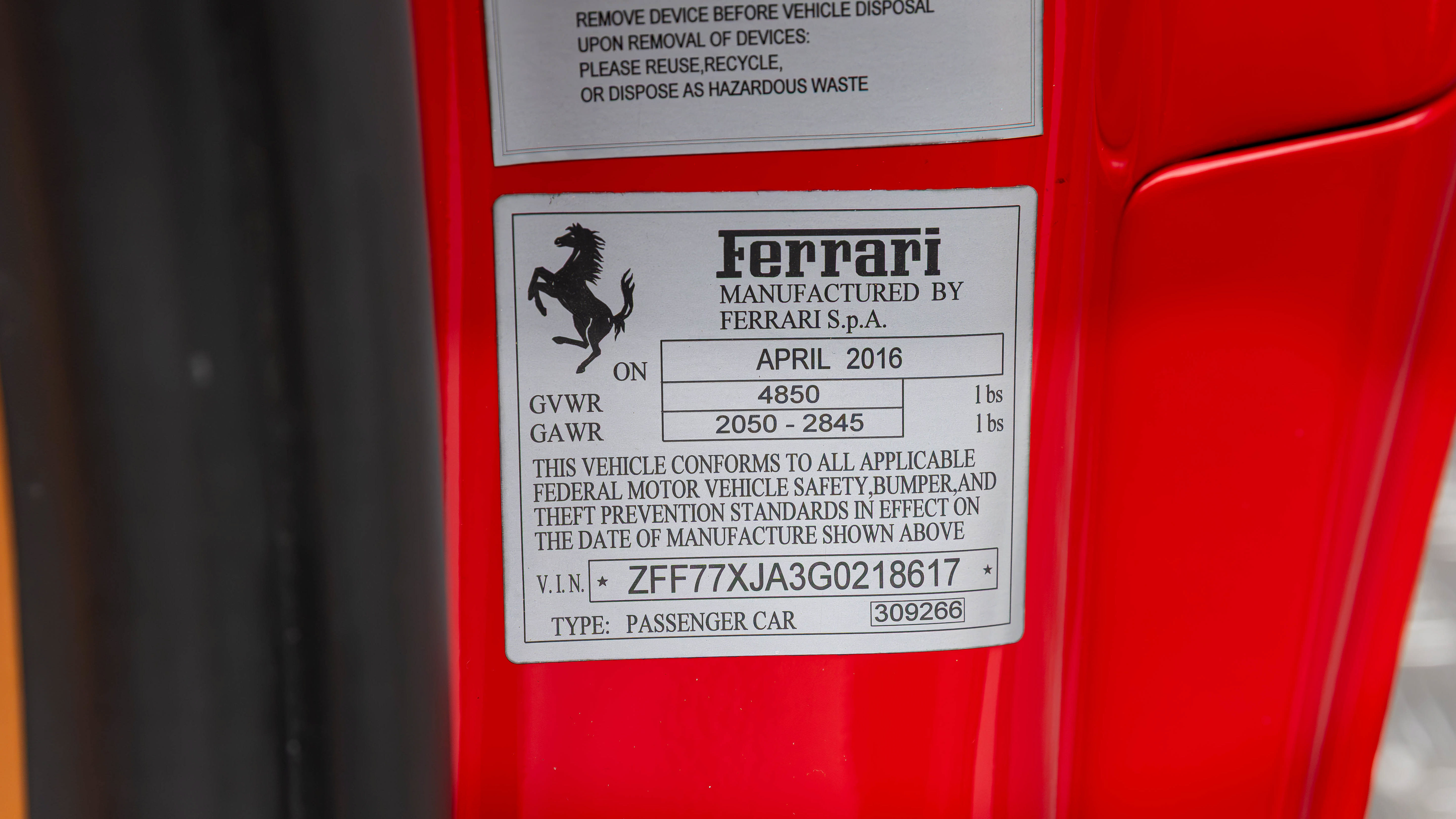 Certified 2016 Ferrari California T RWD image 22
