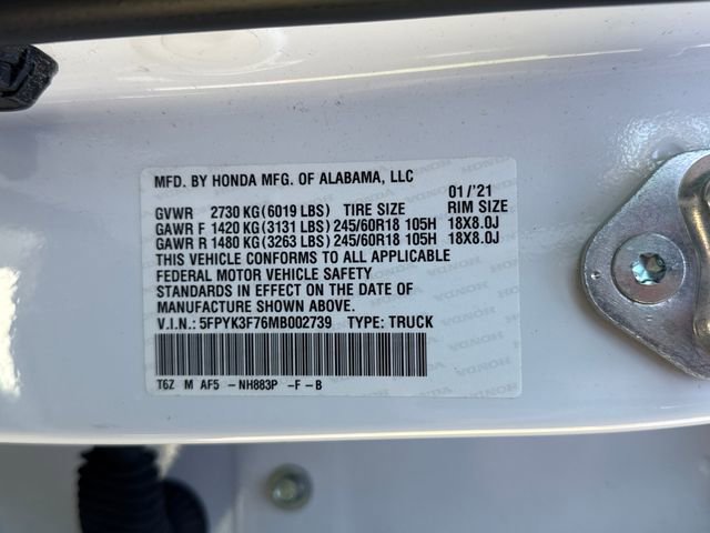 Used 2021 Honda Ridgeline RTL-E image 23