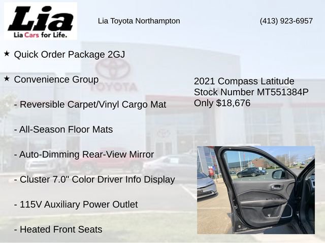 Used 2021 Jeep Compass Latitude w/ Convenience Group image 7