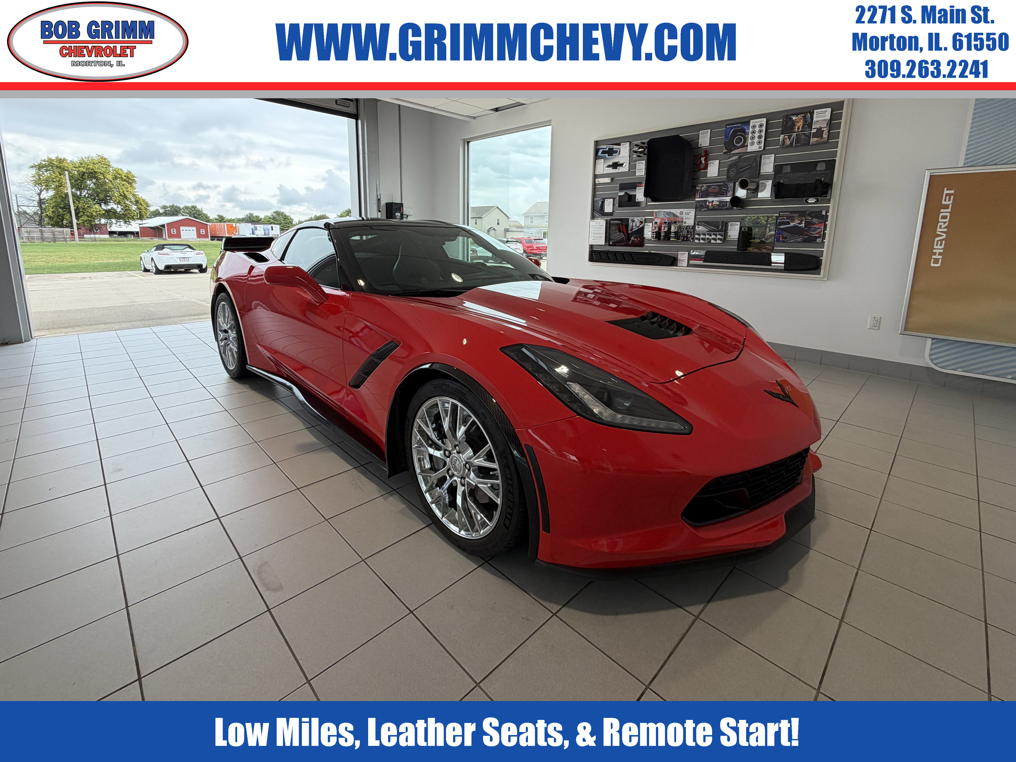 Used 2014 Chevrolet Corvette Stingray Coupe w/ 2LT Preferred Equipment Group RWD image 1