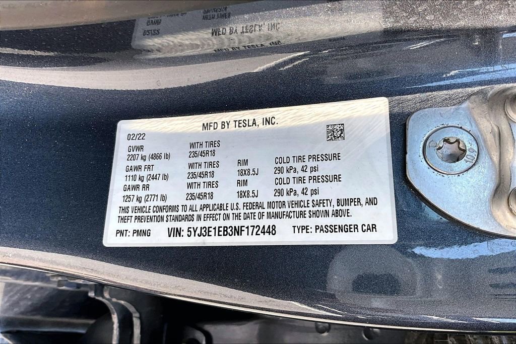Used 2022 Tesla Model 3 Long Range image 18