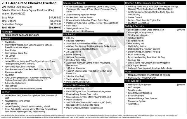 Used 2017 Jeep Grand Cherokee Overland image 6
