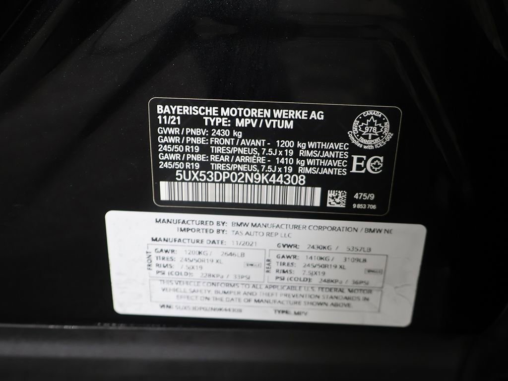 Used 2022 BMW X3 xDrive30i image 58