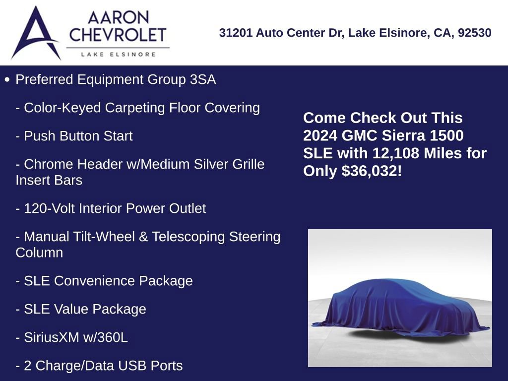 Used 2024 GMC Sierra 1500 SLE image 10