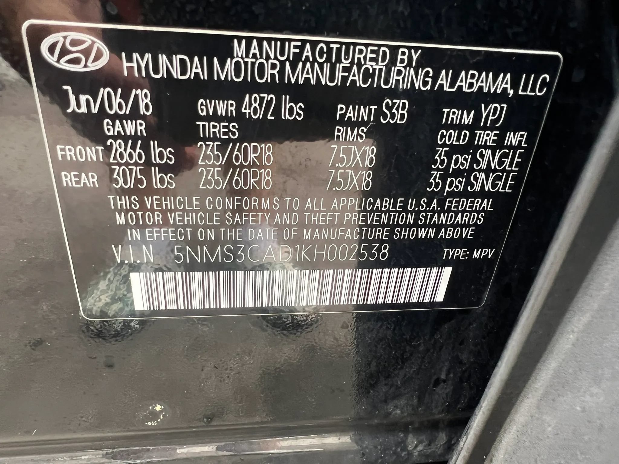 Used 2019 Hyundai Santa Fe SEL w/ Cargo Package AWD/4WD image 33
