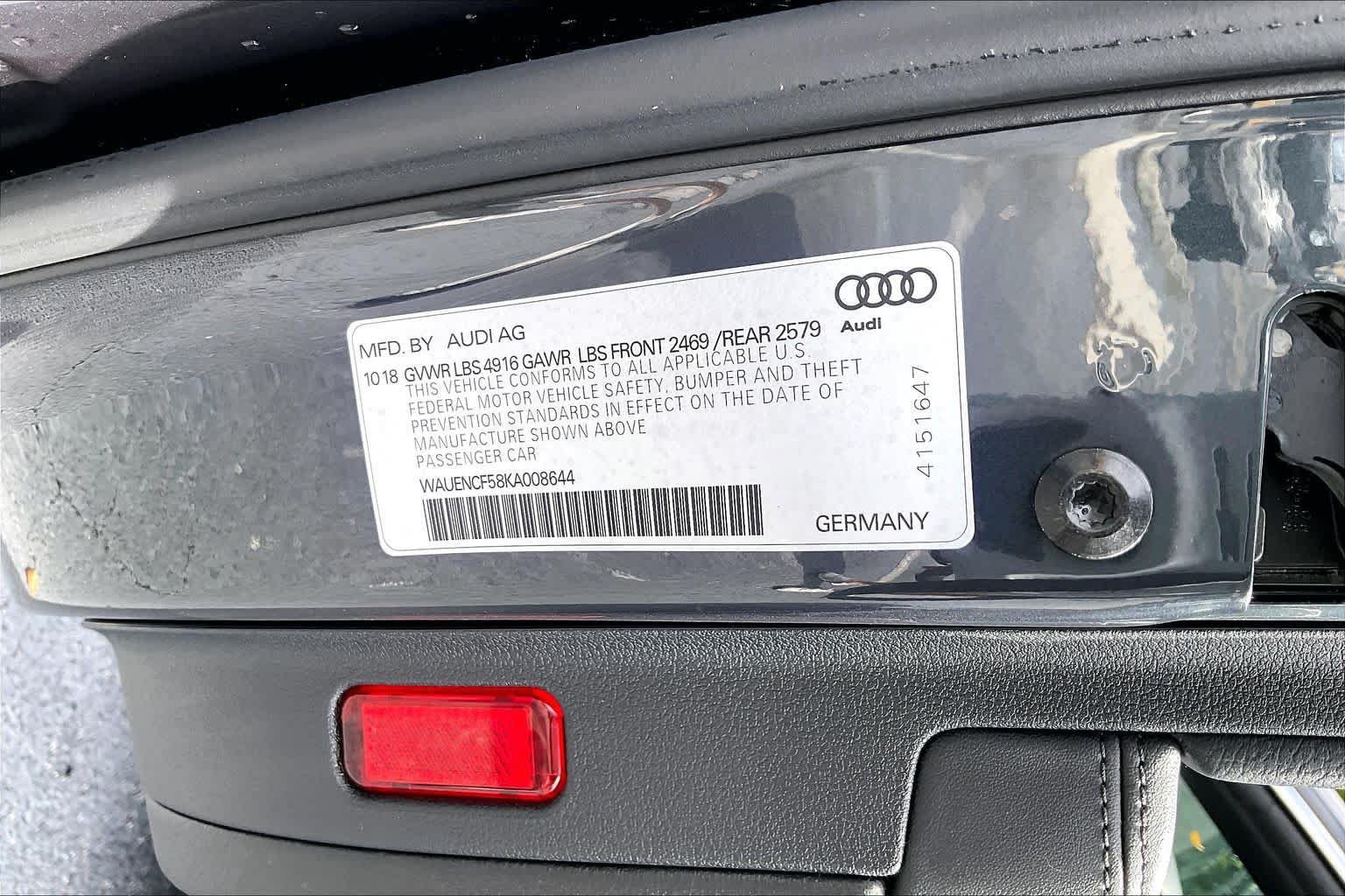Used 2019 Audi A5 2.0T Premium Plus w/ Premium Plus AWD/4WD image 30