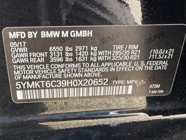 Used 2017 BMW X5 M AWD/4WD image 10