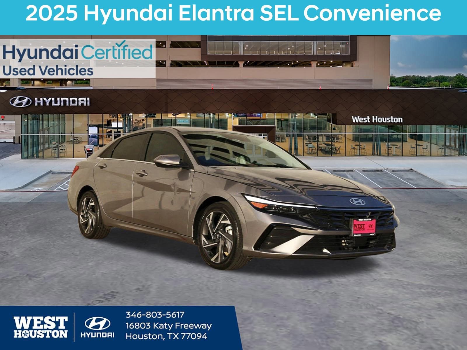 Certified 2025 Hyundai Elantra SEL