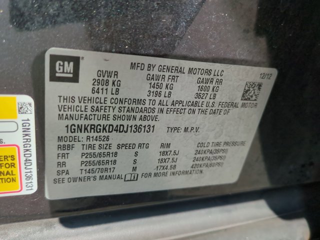 Used 2013 Chevrolet Traverse LT FWD image 15