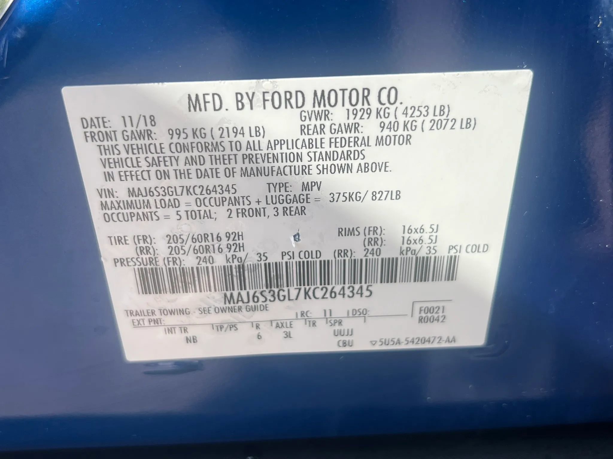 Used 2019 Ford EcoSport SE w/ SE Convenience Package AWD/4WD image 34