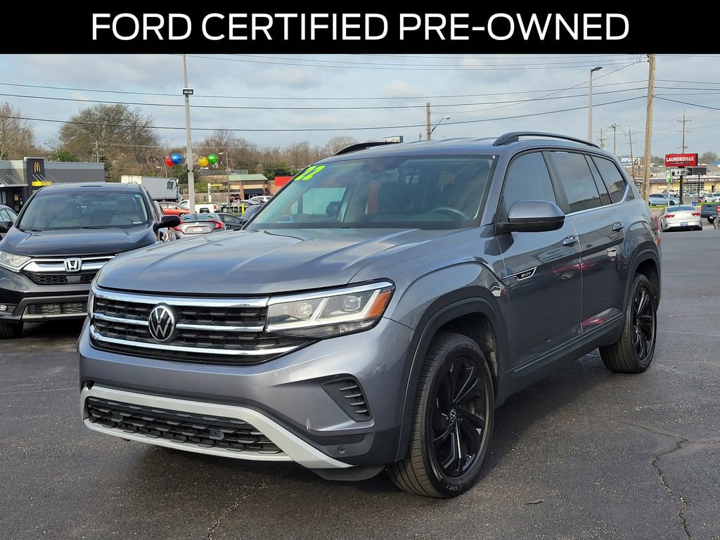 Used 2022 Volkswagen Atlas SE w/ Black Wheel Package FWD video 2