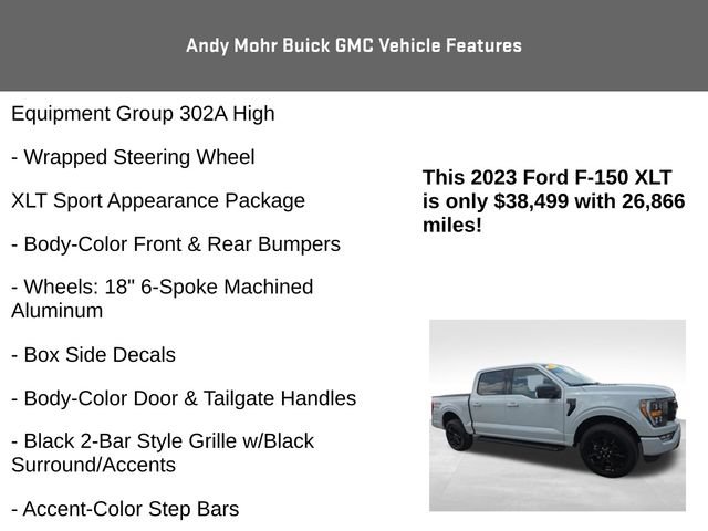 Used 2023 Ford F150 XLT w/ Equipment Group 302A High AWD/4WD image 15