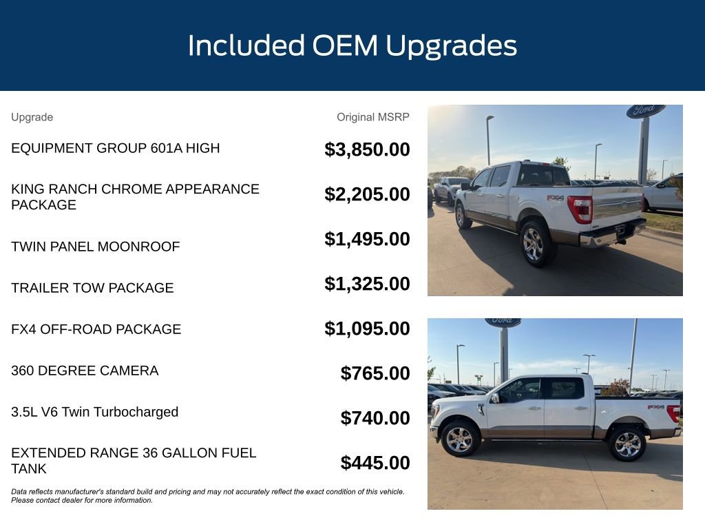 Used 2023 Ford F150 King Ranch w/ Equipment Group 601A High image 11