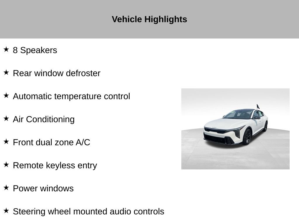 Certified 2025 Kia K4 GT-Line Turbo FWD image 37