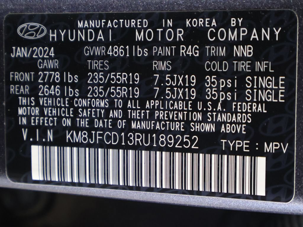 Certified 2024 Hyundai Tucson N Line AWD/4WD image 48