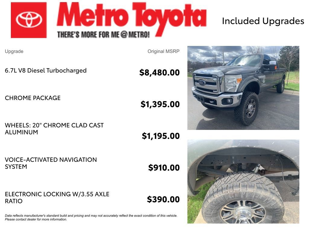 Used 2015 Ford F250 Lariat w/ Chrome Package image 4