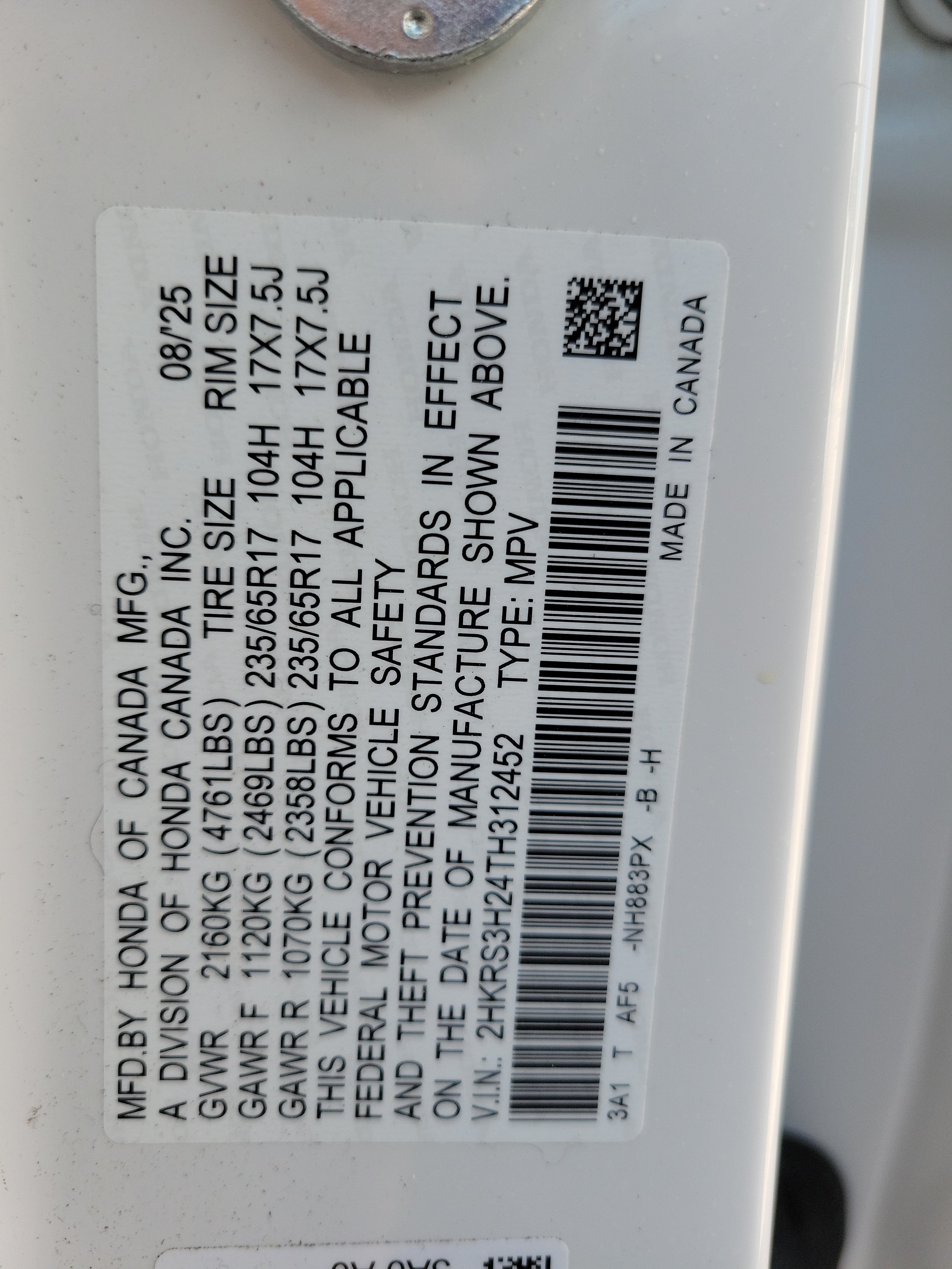Certified 2026 Honda CR-V LX image 30