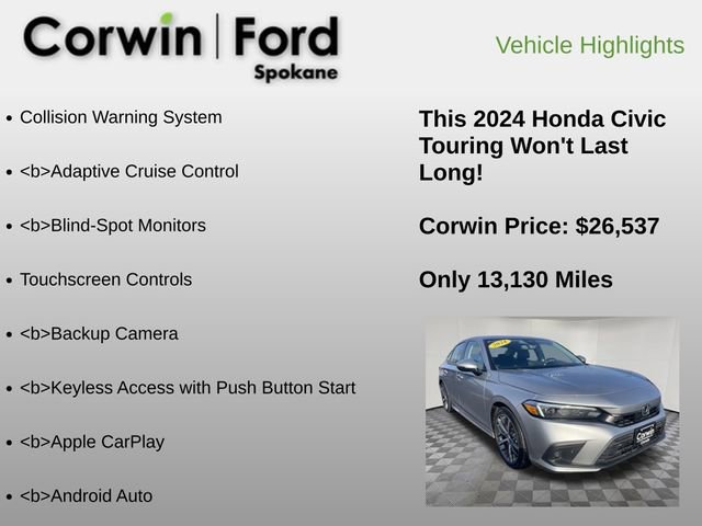 Used 2024 Honda Civic Touring image 6