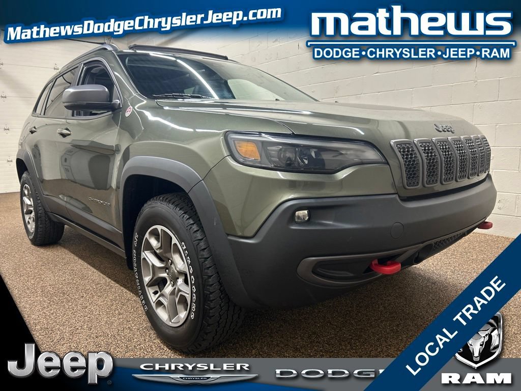 Used 2021 Jeep Cherokee Trailhawk w/ Sun, Sound & Nav Group