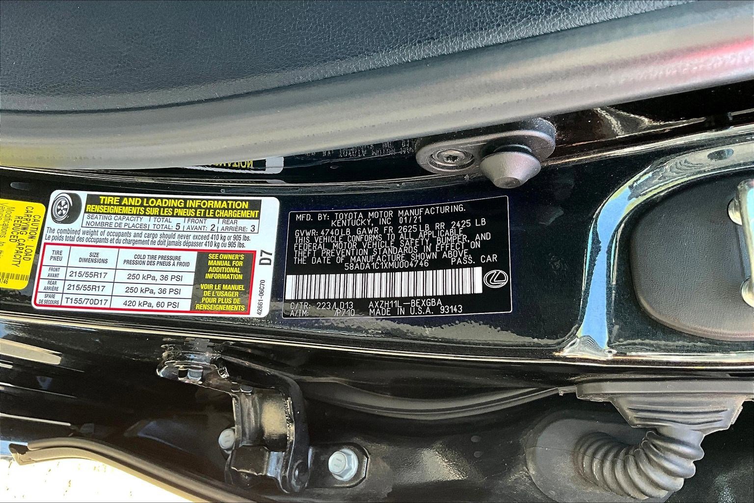 Used 2021 Lexus ES 300h w/ Premium Package image 19