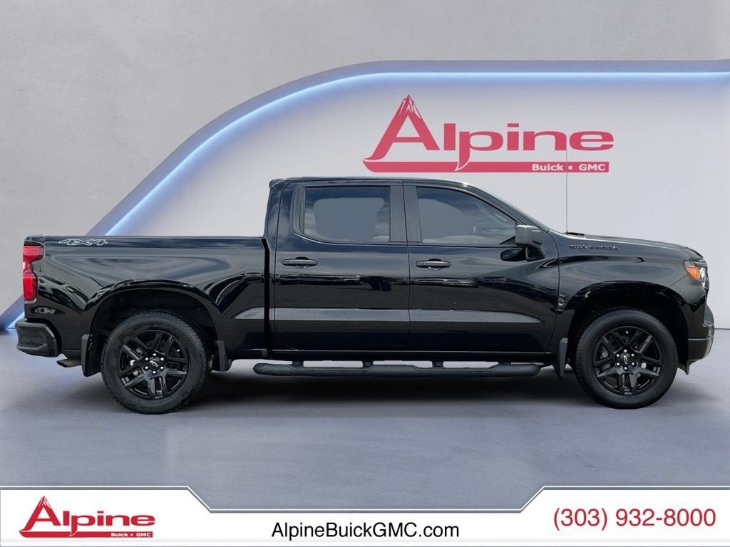 Certified 2024 Chevrolet Silverado 1500 Custom w/ LPO, Dark Essentials Package AWD/4WD image 6