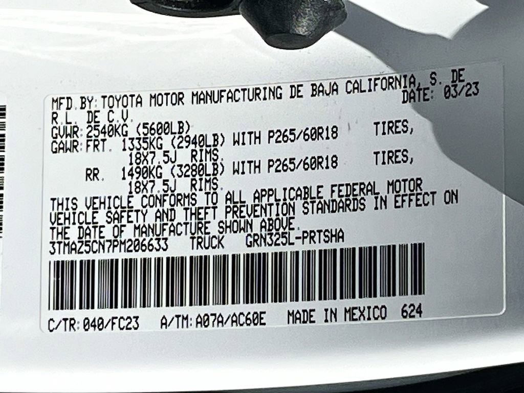 Used 2023 Toyota Tacoma SR5 image 30