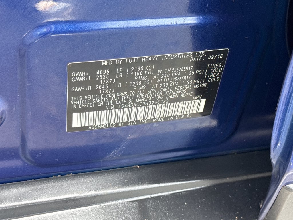 Used 2017 Subaru Outback 2.5i Premium AWD/4WD image 28
