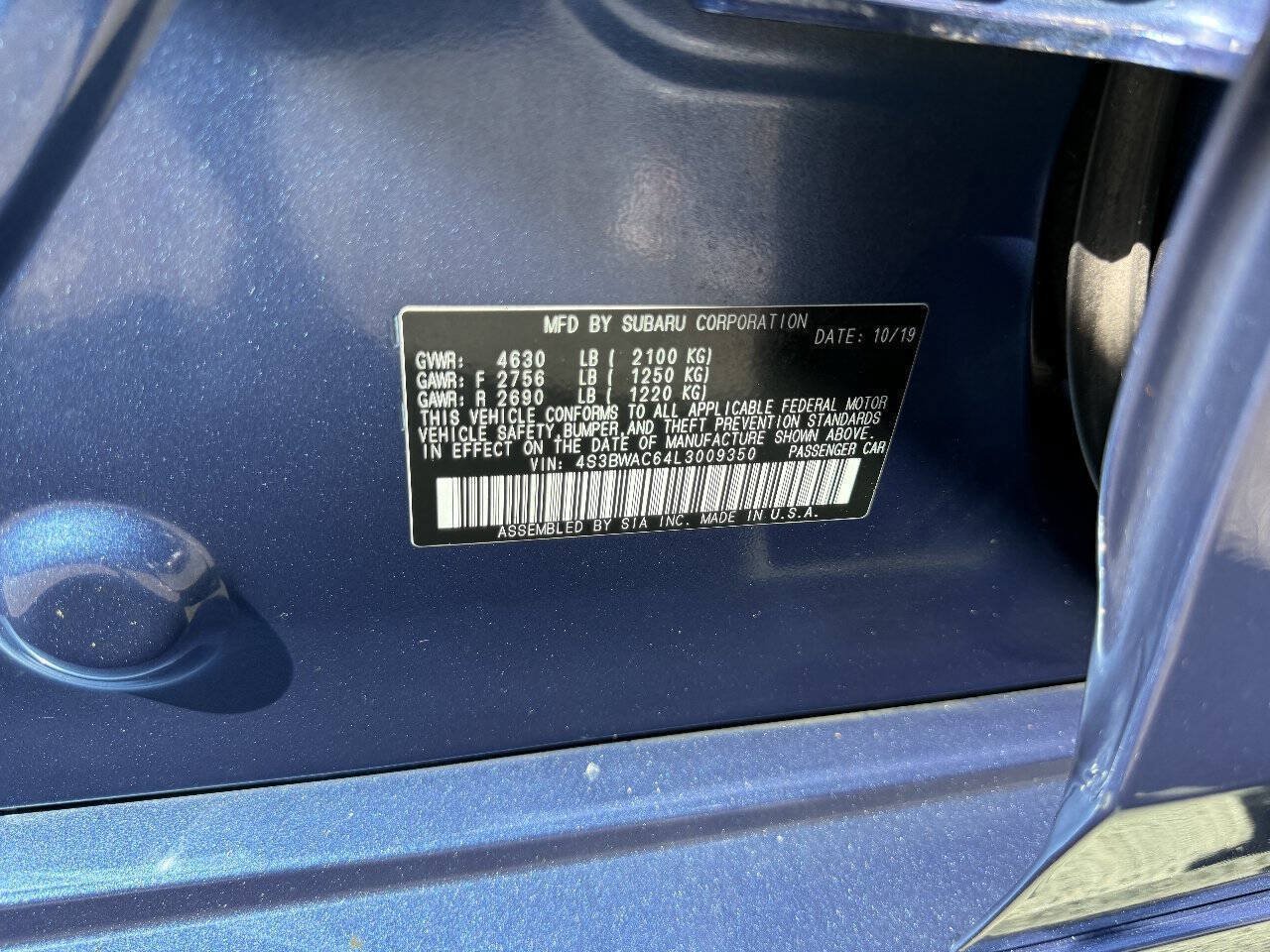 Used 2020 Subaru Legacy Premium AWD/4WD image 28