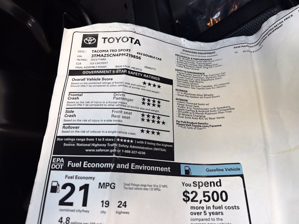 Used 2023 Toyota Tacoma TRD Sport RWD image 42
