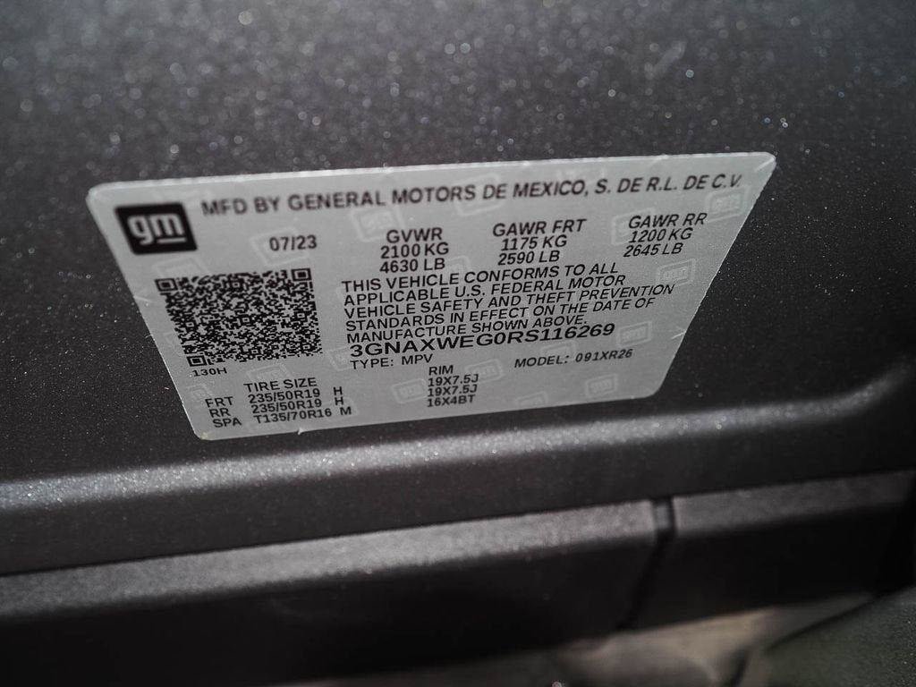 Certified 2024 Chevrolet Equinox RS AWD/4WD image 33