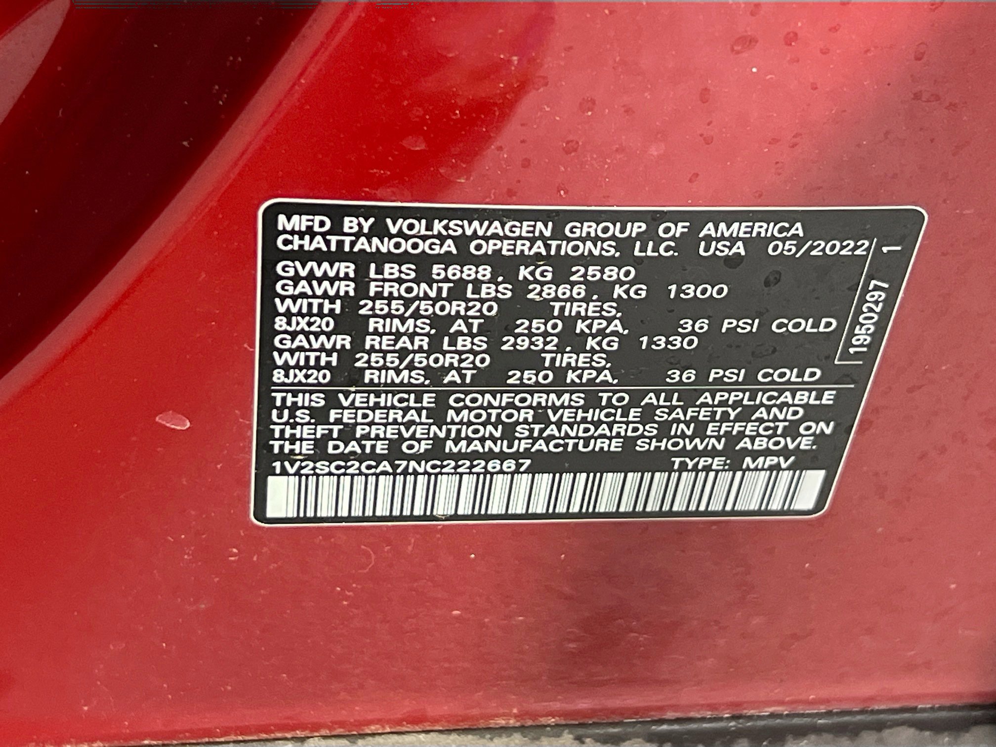 Used 2022 Volkswagen Atlas Cross Sport SEL R-Line image 32