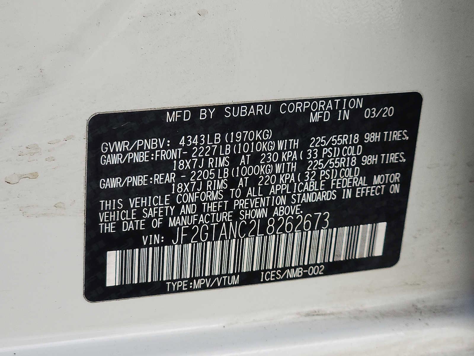 Used 2020 Subaru Crosstrek 2.0i Limited w/ Moonroof Package w/Navigation image 27