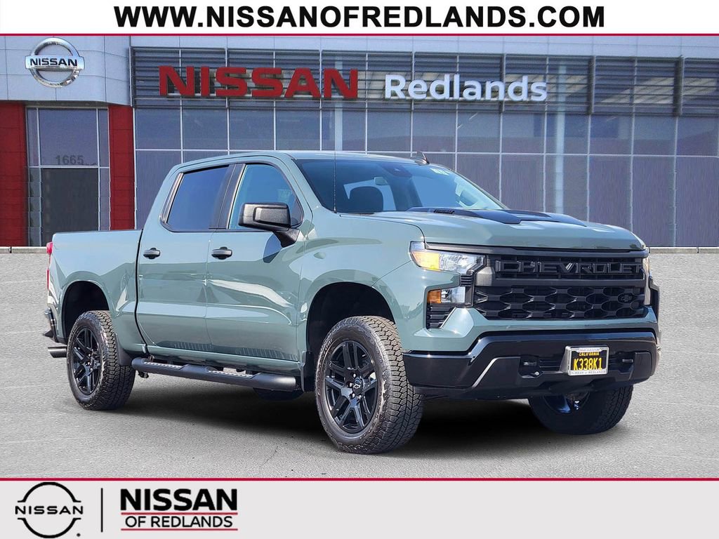 Used 2025 Chevrolet Silverado 1500 Custom Trail Boss w/ Turbomax Blackout Package