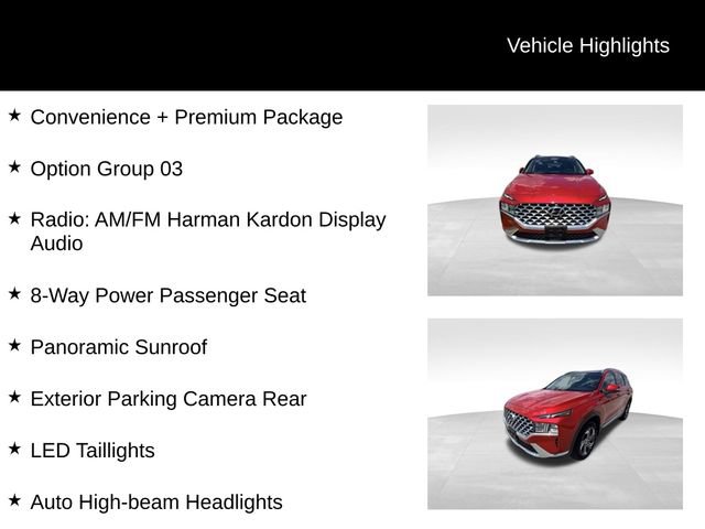Used 2022 Hyundai Santa Fe SEL w/ Convenience + Premium Package AWD/4WD image 13