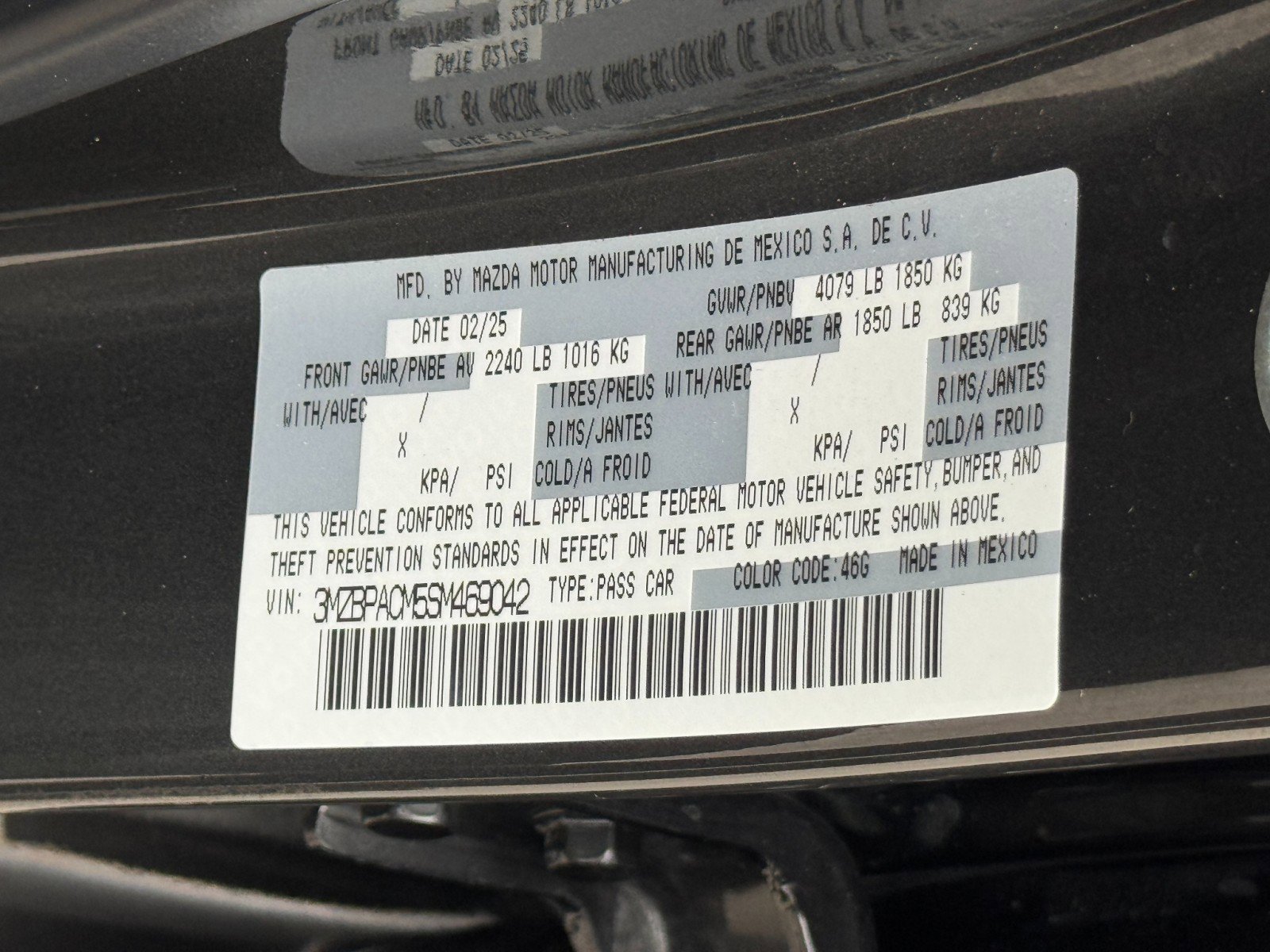 Used 2025 MAZDA MAZDA3 s image 42