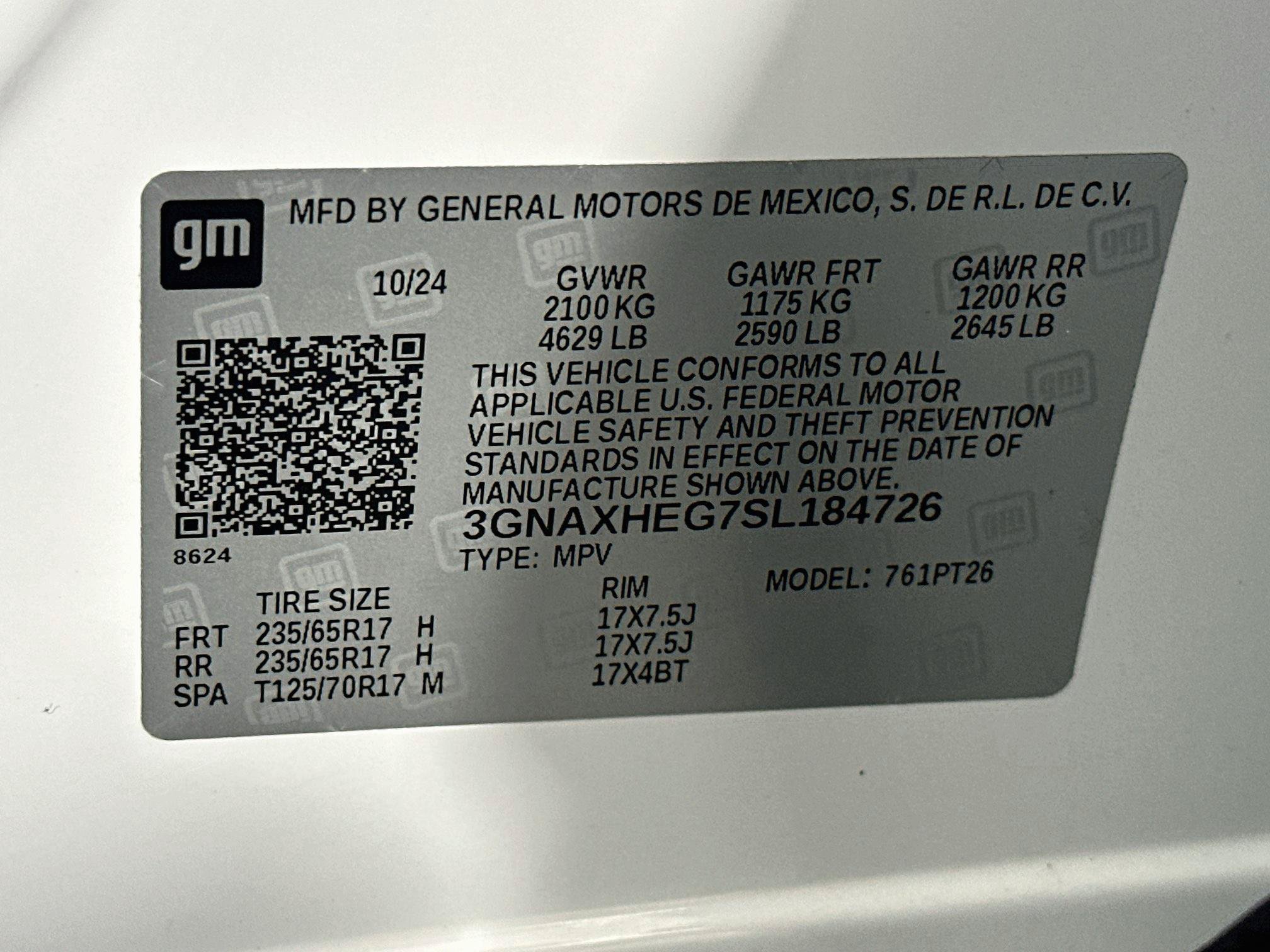 Used 2025 Chevrolet Equinox LT w/ Convenience Package II FWD image 12