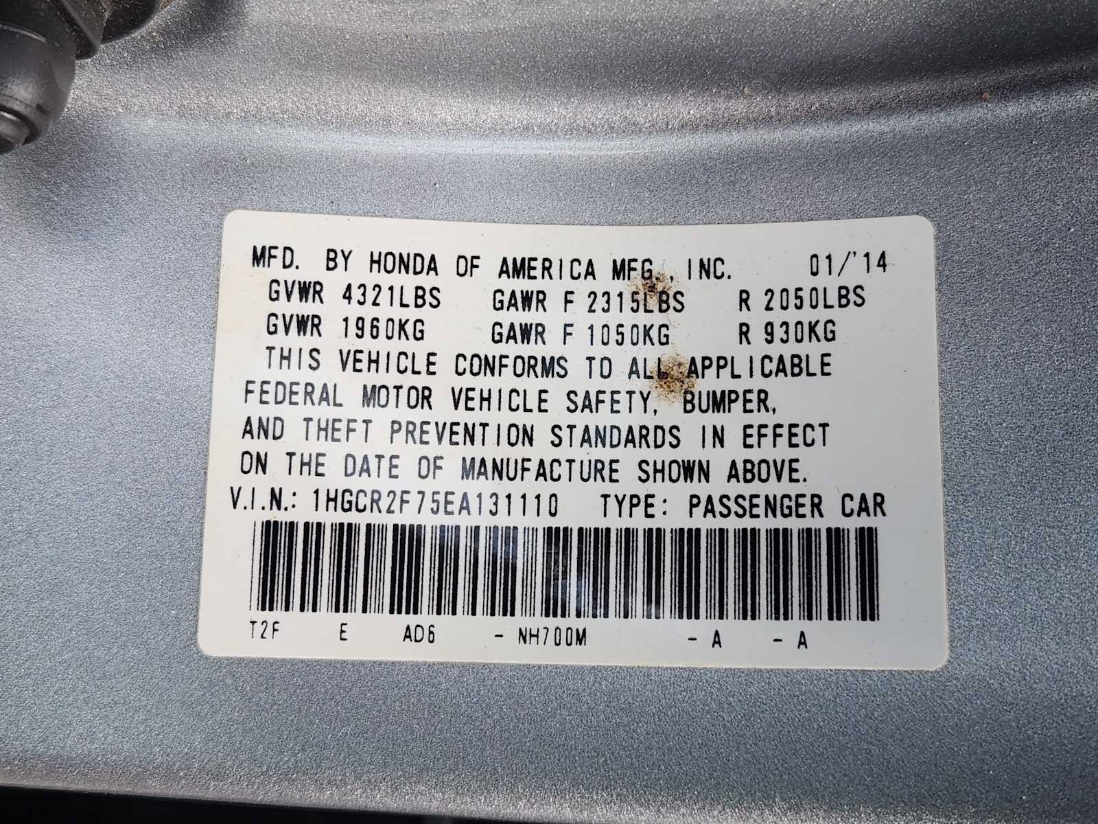 Used 2014 Honda Accord EX image 33